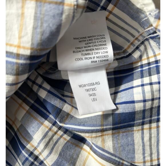 Hawker Rye Mens XL Plaid Long Sleeve Button Up Shirt Lot of 2 Slim Regular Fit - Picture 7 of 12